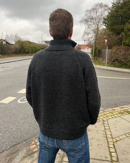 Opskrift: Zipper Sweater Light – Man fra PetiteKnit