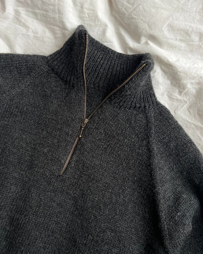 Opskrift: Zipper Sweater Light – Man fra PetiteKnit