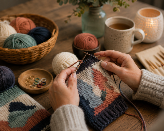 20.10 - Intarsia Strikkekursus