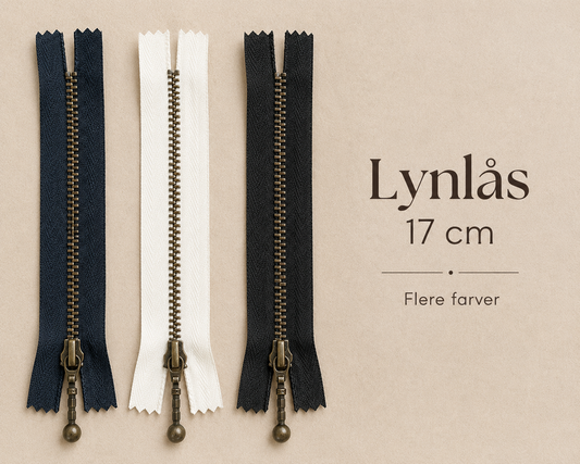 PetiteKnit Lynlås 17 cm