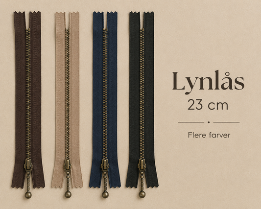PetiteKnit Lynlås 23 cm