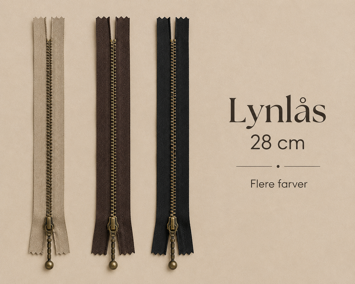 PetiteKnit Lynlås 28 cm