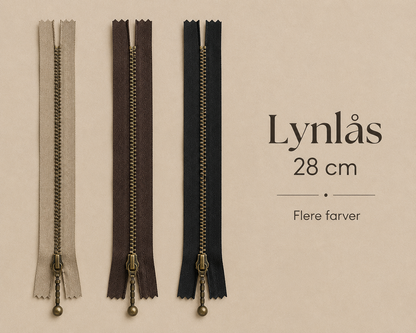 PetiteKnit Lynlås 28 cm
