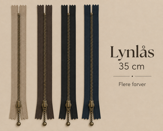PetiteKnit Lynlås 35 cm